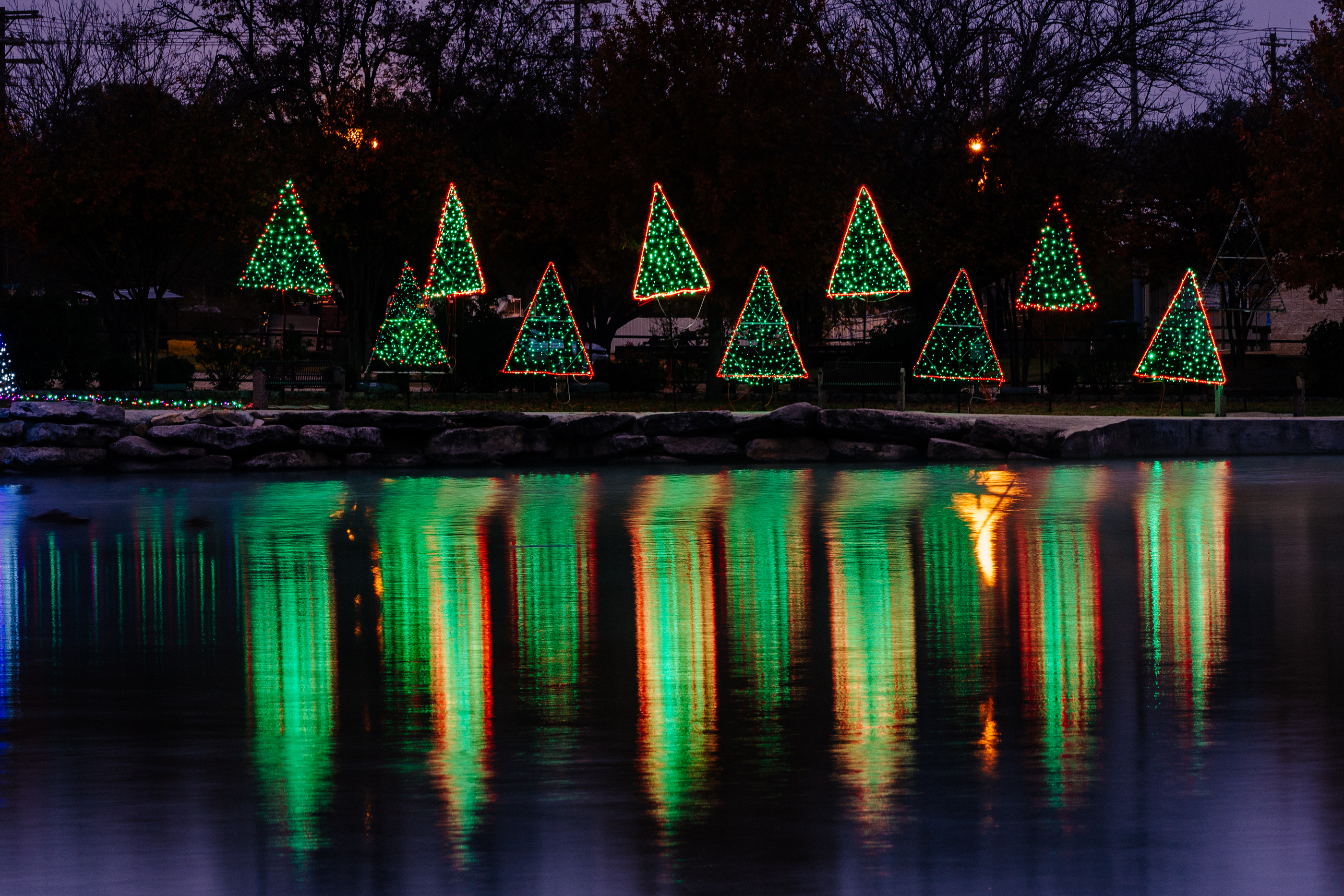 Christmas, Lights of West